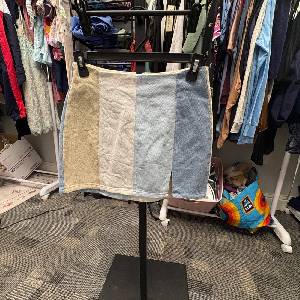Alter’d state Colorblock Mini Skirt